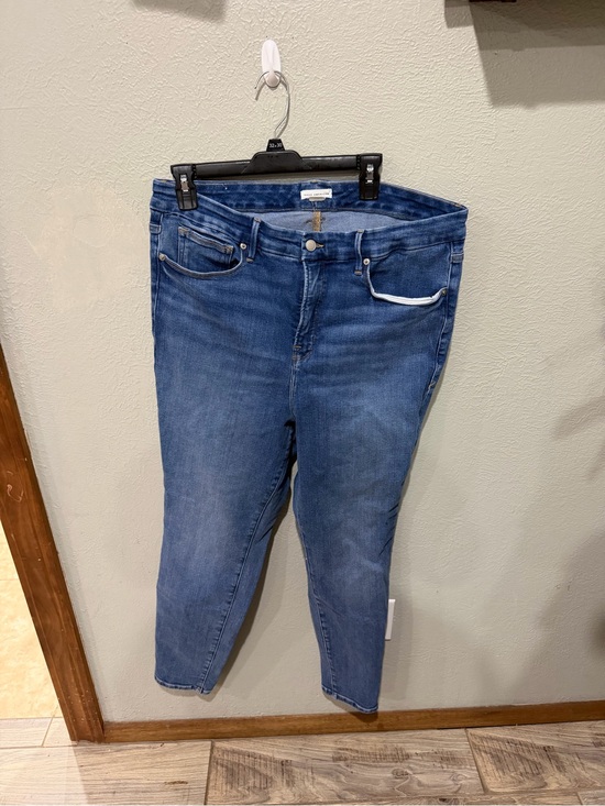 Good American Denim - Good American High-Rise Blue Denim Jeans Size 18 EUC